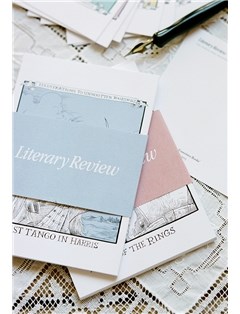 postcard set that features eleven illustrations by artist Chris Riddell. The drawings are from Riddell's series